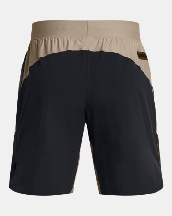 Men's UA Vanish Elite Hybrid Shorts in Brown image number 6